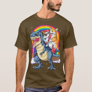 Corgi Unicorn Dinosaur T rex T shirt Kinder Girls