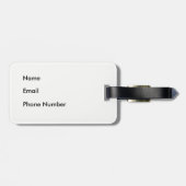 Corgi Unicorn Floatie Bagagelabel (Achterkant horizontaal)