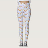 Corgi Unicorn Pastel Leggings (Voorkant)