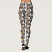 Corgi Unicorn Pastel Leggings - grijs (Achterkant)