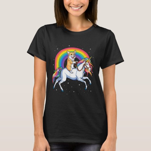 Corgi Unicorn T-shirt (Voorkant)