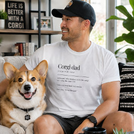 'Corgi-vader' definitie verjaardagscadeau voor hon T-shirt
