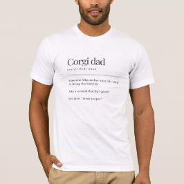'Corgi-vader' definitie verjaardagscadeau voor hon T-shirt