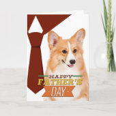 Corgi-Vaderdag Kaart (Voorkant)