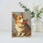 Corgi-Valentijnsdag Briefkaart (Staand voorkant)