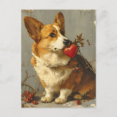  Corgi-Valentijnsdag Briefkaart (Voorkant)