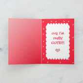 Corgi Valentijnsdag Feestdagen Kaart (Binnen)