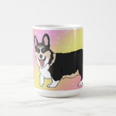 Corgi Valentijnsdag Pink Galaxy Koffiemok (Center)