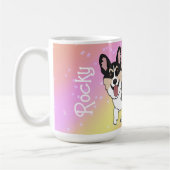 Corgi Valentijnsdag Pink Galaxy Koffiemok (Links)