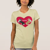 Corgi Valentijnsdag T-shirt (Voorkant)