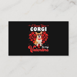Corgi Valentijnsdag T-shirt Funny Dog Valentijn Gi Visitekaartje
