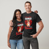 Corgi Valentijnsdag T-shirt Hond Valentijn (Unisex)