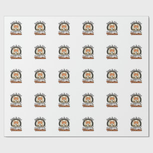 Corgi Valentijnsontwerp voor hondenliefhebbers_1 Cadeaupapier