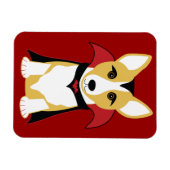 Corgi Vampire Koelkast Magnet Magneet (Horizontaal)