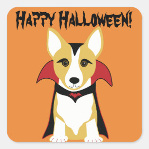 Corgi Vampire Stickers
