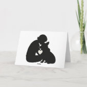 Corgi Verjaardag Kaart Zwart-wit Hondenliefhebbers (Achterkant)