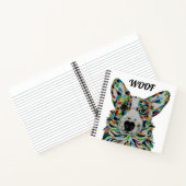 Corgi Vierkant Notitieboek (Binnen)