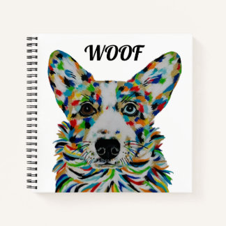 Corgi Vierkant Notitieboek