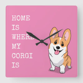 Corgi Vierkante Klok