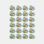 Corgi Viking Fleece Deken (Voorkant)