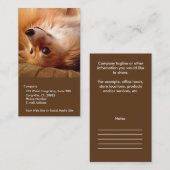  Corgi Visitekaartje (Voorkant / Achterkant)