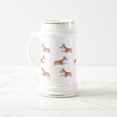 Corgi vluchtsumie-patroon bierpul (Voorkant links)
