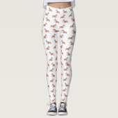 Corgi vluchtsumie-patroon leggings (Voorkant)
