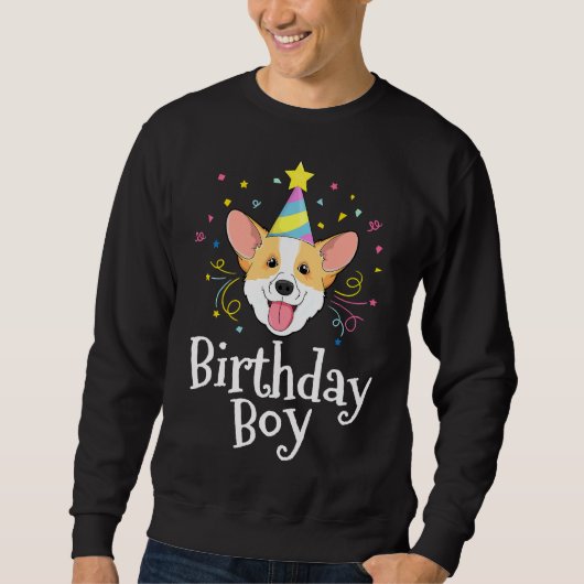 Corgi voor kinderen op de bühne trui (Voorkant)
