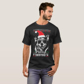 Corgi vrolijk Barkmas Kerstmis T-shirt (Voorkant volledig)
