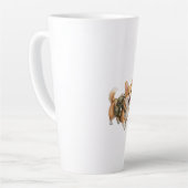 Corgi Wandelavontuur Aquarel Latte Mok (Linkerhoek)