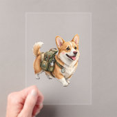 Corgi Wandelavontuur Aquarel Uitnodiging (Insitu (Draagbaar))