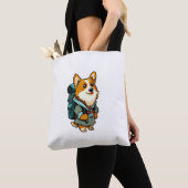 Corgi Wandelen en kamperen Tote Bag (Dichtbij)