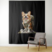 Corgi Wandkleed (In situ)