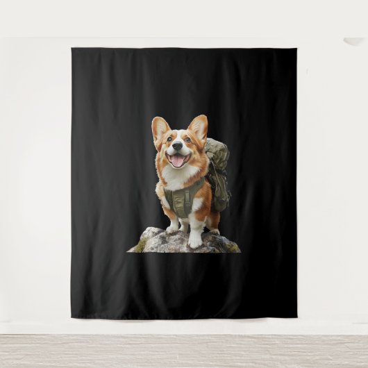 Corgi Wandkleed (Voorkant)