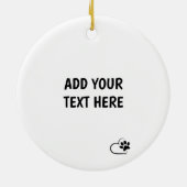 Corgi Waterverf Ornament Aanpassing Beschikbaar (Achterkant)