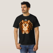 Corgi Wearing Turkey Fall Autumn Thanksgiving  T-shirt (Voorkant volledig)