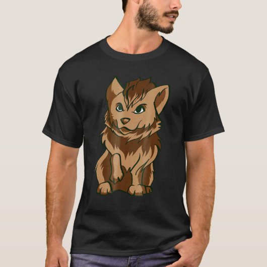 Corgi Weerwolf Schattige Wolf Halloween T-shirt (Voorkant)