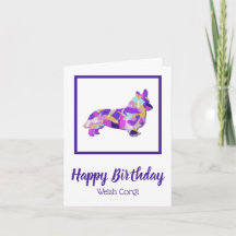 Corgi Welsh Hond Silhouet Leuke PPY&B Verjaardag