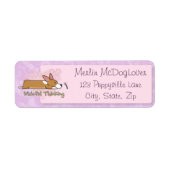 Corgi wensdenken etiket (Voorkant)