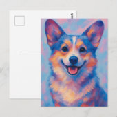 Corgi Wenskaart Briefkaart (Voorkant / Achterkant)