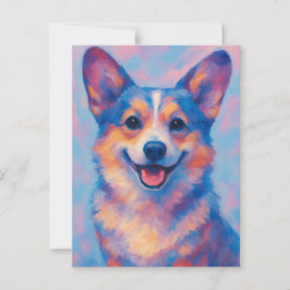 Corgi Wenskaart Briefkaart