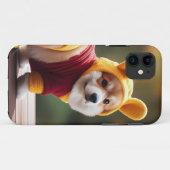 Corgi Winnie de Pooh V2 iPhone Case (Achterkant (horizontaal))