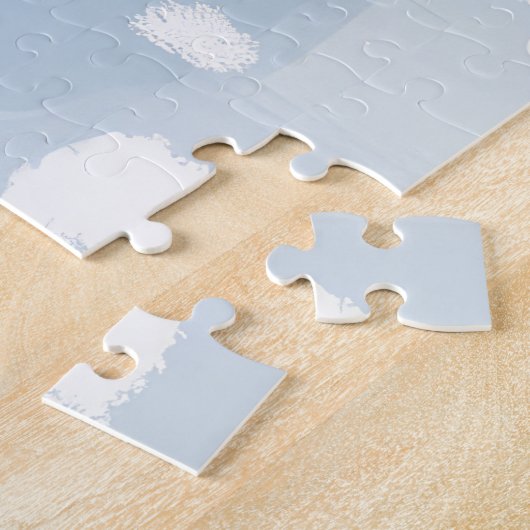 Corgi Winter Wonderland Kerstvreugde Legpuzzel (Zijkant)