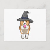 Corgi Witch Briefkaart (Voorkant)