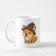 Corgi Witch Drinkware – Schattigee magische honden