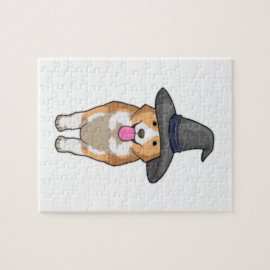 Corgi Witch Legpuzzel (Horizontaal)