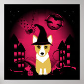 Corgi Witch Poster (Voorkant)