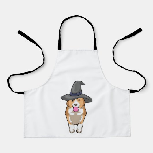 Corgi Witch Schort (Voorkant)