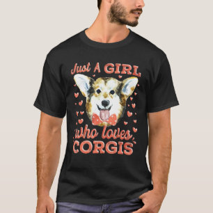 Corgi Women is een meisje dat van Corgis Corgi hou T-shirt