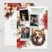 Corgi Wonderland Familie Feestdagenkaart (Voorkant / Achterkant)